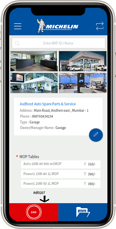 Digiture design and develop a mobile application for Client Michelin